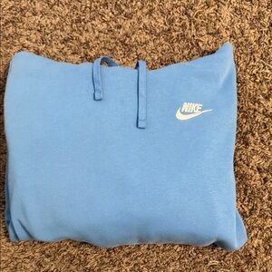 Nike Light Blue Pullover with Logo